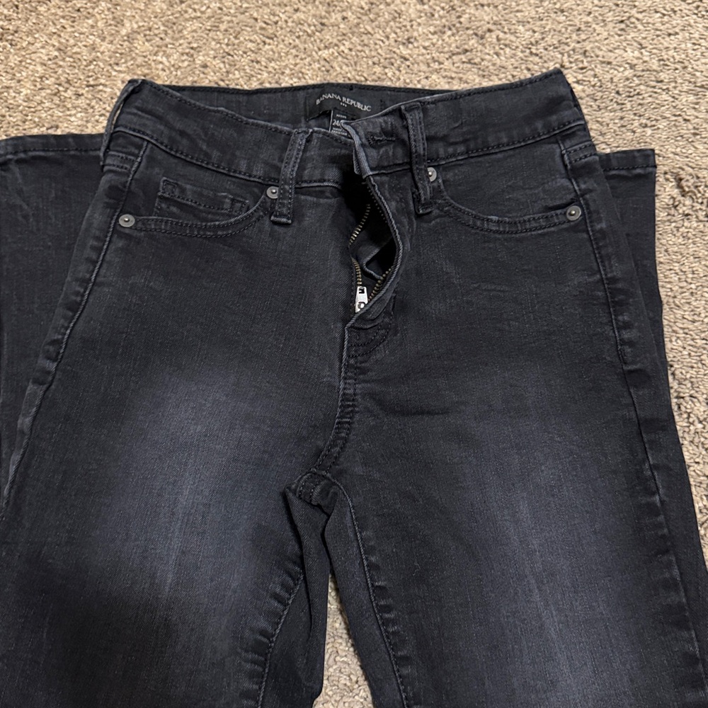 Banana Republic Charcoal Denim Pants